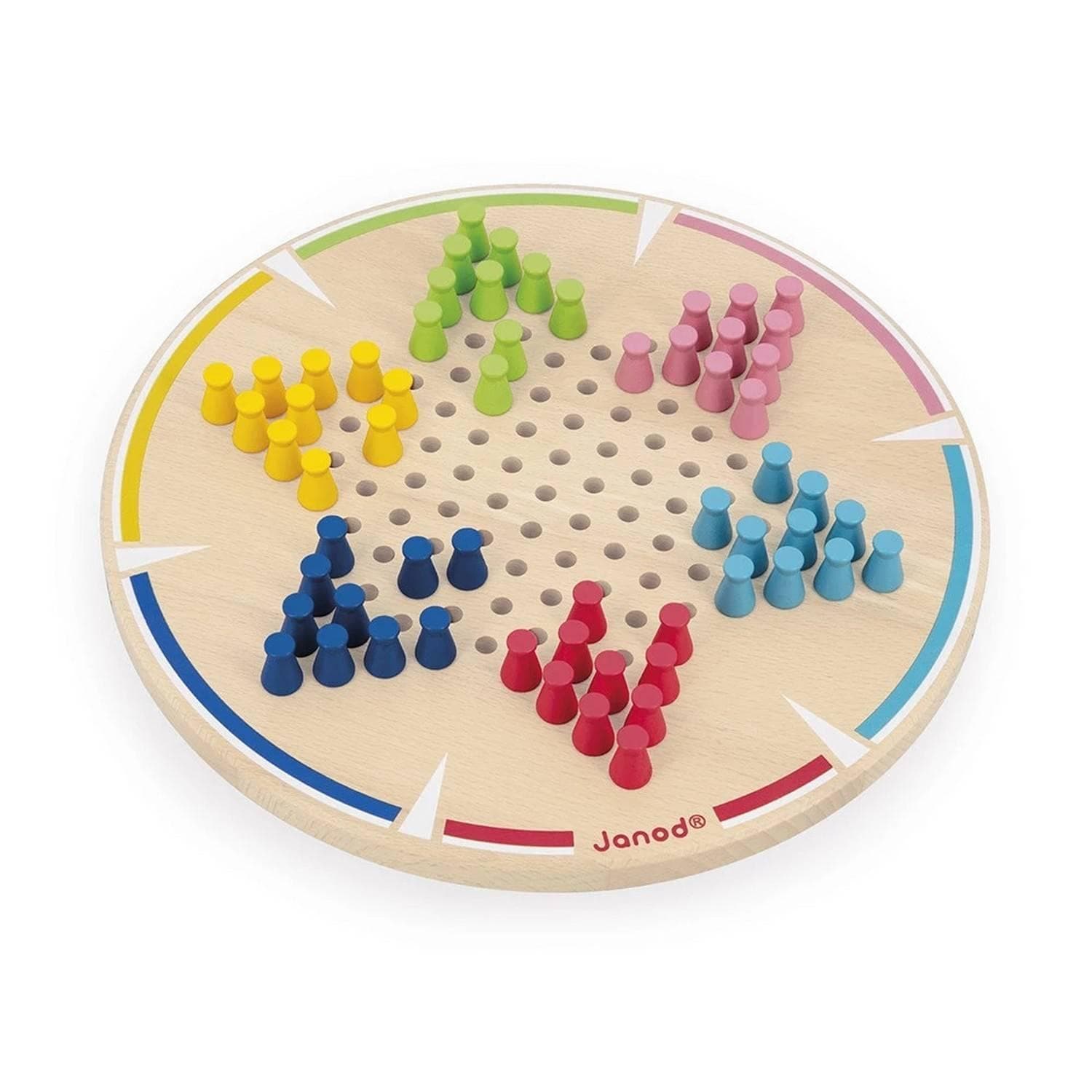 Jeu de dames chinoises bois