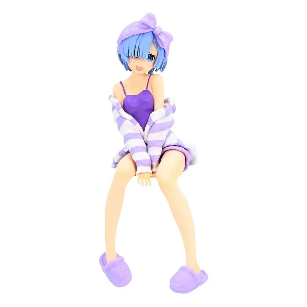 Figurine de collection FuRyu ReZero Noodle Stopper Rem Room Wear Purple Color Ver.
