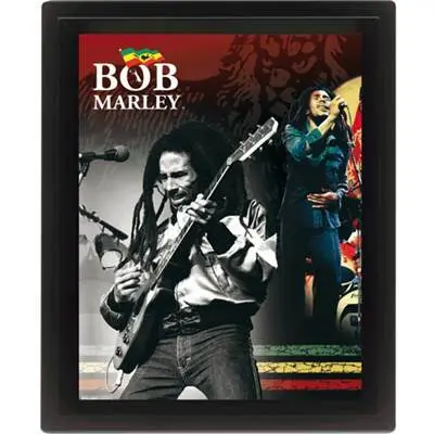 Cadre 3D lenticulaire Pyramid Bob Marley
