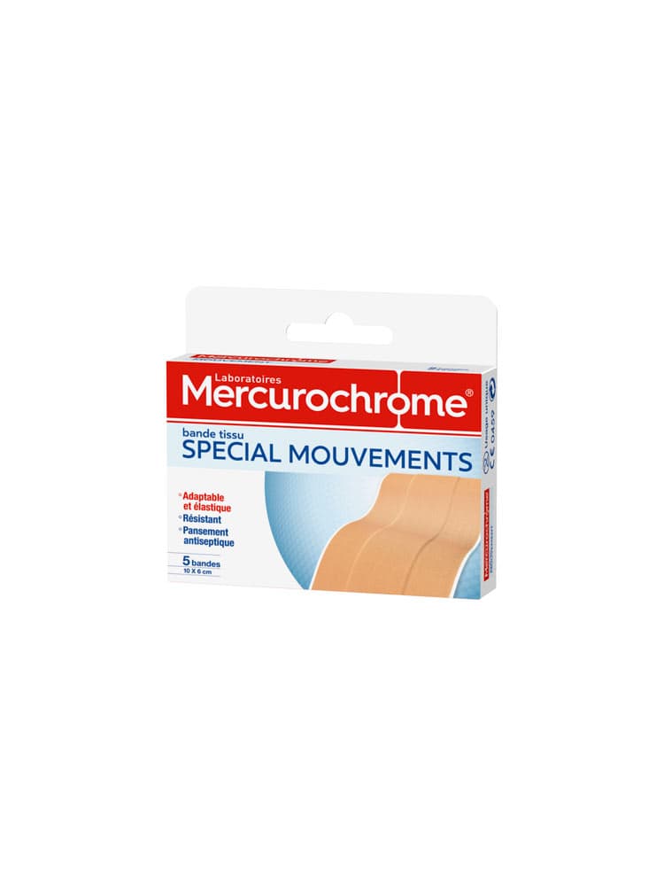 Mercurochrome Bande Spécial Mouvements 5 Unités